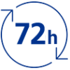 icône de 72 heures